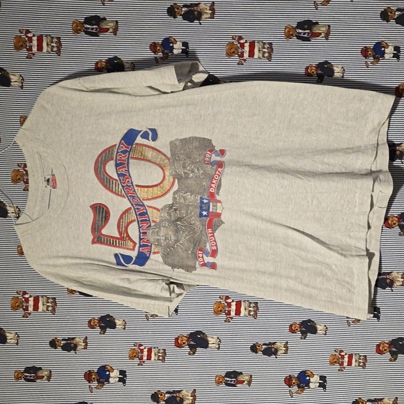 VTG 90S SOUTH DAKOTA MOUNT RUSHMORE 50TH ANNIVERSARY XL - Picture 2 of 13